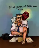 artist:aliensoupbob j._jonah_jameson marvel parody peter_parker spider-man // 961x1173 // 206KB