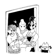 bacchus crossovers dark_souls green_ant my_life_as_a_teenage_robot tiff_crust // 400x393 // 32KB