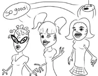 artist:jegc cheerleader homestar_runner_(series) so_and_so teen_girl_squad the_ugly_one what's_her_face // 879x681 // 108KB
