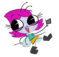 artist:arty-platypi maggie_pesky the_buzz_on_maggie // 644x631 // 131KB