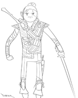 adventure_time artist:fangdangler geralt_of_rivia parody the_witcher // 600x750 // 156KB