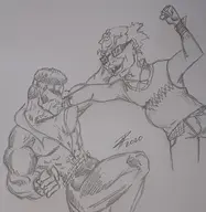 artist:robren crossovers luke_cage marvel stinkmeaner the_boondocks // 620x637 // 116KB