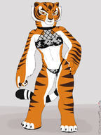 artist:cerebropodrido caturday cosplay kung_fu_panda master_tigress sayoko_bizen slut_girl // 1200x1600 // 392KB