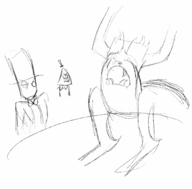 aku alastor animated artist:onlyfansart bill_cipher black_hat crossovers gravity_falls hazbin_hotel mr._colympus_2020 samurai_jack villainous! wip // 1359x1337 // 565KB