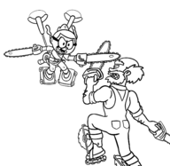 bessie_higgenbottom crossovers groundskeeper_willie the_mighty_b! the_simpsons // 1470x1432 // 142KB