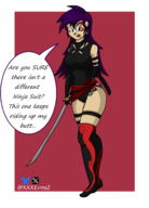 artist:xxxeros2 cosplay marvel marvel_rivals parody psylocke randy_cunningham randy_cunningham:_9th_grade_ninja rule_63 // 1800x2500 // 774KB