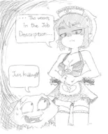 artist:splooge dofus joris kerubim maid simone // 552x682 // 113KB