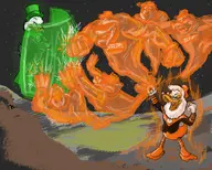 dc disney ducktales flintheart_glomgold green_lantern h lantern_corps orange_lantern scrooge_mcduck // 1000x800 // 703KB