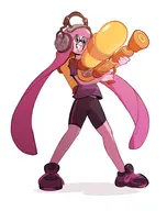 adventure_time cosplay gouwyak inkling princess_bubblegum splatoon // 1190x1500 // 109KB