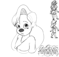 a_goofy_movie artist:smeet disney roxanne // 3300x3200 // 3.0MB