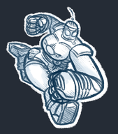 artist:frostedwarlock big_guy big_guy_and_rusty_the_boy_robot rule_63 // 703x800 // 445KB