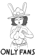 artist:callmewritefag elinor_wonders_why ranger_rabbit topless // 1000x1500 // 358KB