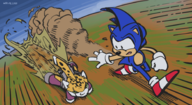 antarctic_press artist:wargaz2783 crossovers gold_digger peebrit sonic_the_hedgehog sonic_the_hedgehog_(series) // 1836x1008 // 1.3MB