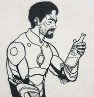 artist:5h1ft iron_man marvel metal_gear parody tony_stark venom_snake // 1048x1089 // 1.1MB