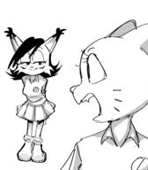 archie_comics artist:dbaru caturday cosplay crossovers nicole_the_holo-lynx nicole_watterson sonic_the_hedgehog the_amazing_world_of_gumball // 1132x1296 // 290KB