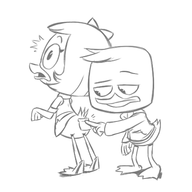 disney ducktales louie_duck webby_vanderquack // 500x500 // 79KB