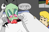 bugs_bunny crossovers fellatio fred_jones invader_zim looney_tunes mr._colympus_2019 scooby-doo zim // 798x533 // 41KB