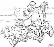 artist:liefeldianabomination avatar:_the_last_airbender crossovers john_cena korra the_legend_of_korra toph_beifong wwe // 1896x1632 // 735KB