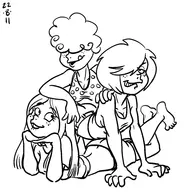 artist:lhk ed_edd_n_eddy kanker_sisters lee_kanker marie_kanker may_kanker // 600x600 // 159KB