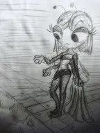 artist:salmonbug maggie_pesky the_buzz_on_maggie // 2074x2765 // 333KB