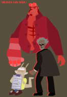 crossovers dark_horse hellboy hellboy_(series) jojo's_bizarre_adventure parody rocko rocko's_modern_life trevor_bruttenholm // 731x1060 // 114KB