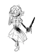 alice alice_in_wonderland cosplay murder_drones uzi_doorman // 1286x1800 // 358KB