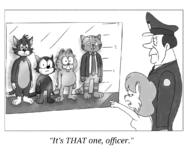 artist:dbaru artist:flaminhotcheatoes caturday cleo crossovers felix felix_the_cat fritz_the_cat garfield garfield_(series) officer_dibble the_catillac_cats tom tom_and_jerry top_cat // 1105x872 // 415KB