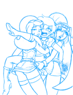 ahegao anal artist:liquidmark-alpha bridget crossdressing crossovers guilty_gear guy_hamdon marco_diaz shezow star_vs._the_forces_of_evil // 593x768 // 281KB