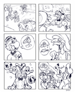 comics disney dmh donald_duck josé_carioca panchito_pistoles the_three_caballeros // 834x1026 // 434KB