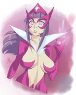 artist:pennc cosplay dc hinata_hyuuga lantern_corps naruto star_sapphire // 900x1120 // 153KB