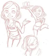 artist:splooge cosplay inside_out raisins riley_andersen south_park // 569x649 // 73KB