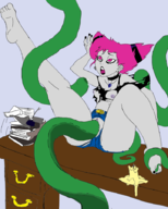 caravaggio_(colors) dc jinx teen_titans tentacles vaginal // 720x900 // 230KB