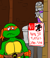michelangelo shredder teenage_mutant_ninja_turtles // 612x711 // 127KB