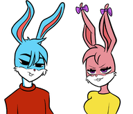 andrew_graves ashley_graves babs_bunny buster_bunny cosplay looney_tunes the_coffin_of_andy_and_leyley tiny_toon_adventures // 1750x1500 // 351KB