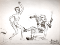 arcane artist:sunny_sidde_down jinx league_of_legends parody silco the_simpsons // 2481x1882 // 3.7MB