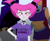 artist:dbaru colors_by_anonymous dc jinx raven starfire teen_titans // 1627x1344 // 1.8MB