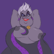 disney lustysheep the_little_mermaid topless ursula // 1000x1000 // 333KB