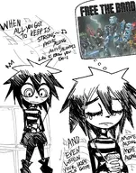 artist:rexhastala bionicle i_can't_sleep nia the_all-american_rejects // 1344x1707 // 1.5MB