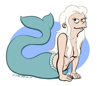 artist:lhk disenchantment princess_tiabeanie topless // 850x750 // 115KB