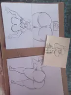 artist:billyfutureboy disney erica mickey_mouse_shorts wip // 3120x4160 // 2.7MB