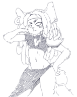 artist:akunim catalist cosplay lord_dominator millii_komodo wander_over_yonder // 736x924 // 326KB