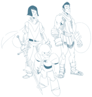 coc artist:pennc boy_o_war kid_valor rad_boy the_crusaders the_developing_adventures_of_golden_girl // 901x955 // 244KB