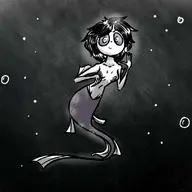 artist:arscomics i_can't_sleep mermaid nia topless // 812x812 // 68KB