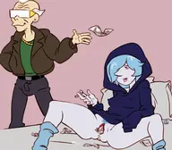 artist:enf-lover blue_pearl bottomless marty steven_universe // 1400x1226 // 154KB