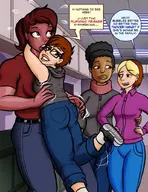 amanda_whitaker artist:liquidmark-alpha bubbles evie faye_whitaker questionable_content // 791x1024 // 157KB