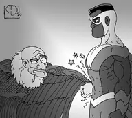 artist:anthropolog_itr falcon marvel sam_wilson vulture // 719x642 // 117KB