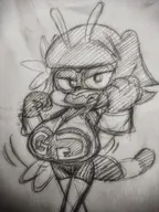 coc artist:salmonbug best_bugs_forever cosplay golden_girl mo_skeeter the_developing_adventures_of_golden_girl // 2074x2765 // 822KB