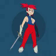 cosplay cutie_honey foster's_home_for_imaginary_friends frankie_foster honey_kisaragi // 2000x2000 // 2.0MB