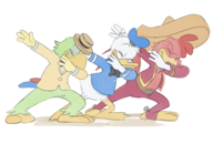 disney donald_duck josé_carioca panchito_pistoles the_three_caballeros // 1462x993 // 706KB