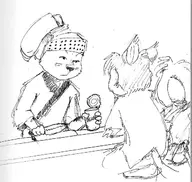 crossovers dark_horse endtown holly_hollister miyamoto_usagi usagi_yojimbo wally_wallechinsky // 640x606 // 79KB